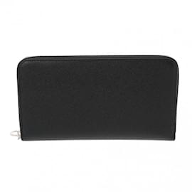 Bulgari-Bvlgari Black Calfskin Long Wallet-Black