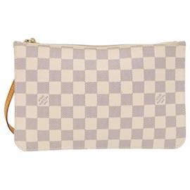 Louis Vuitton-LOUIS VUITTON Pochete Damier Azur Neverfull MM Autêntica 88330-Outro