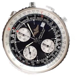 Breitling-BREITLING Old Navitimer black Dial Bracelet Specification A13322 Genuine goods Mens-Silvery