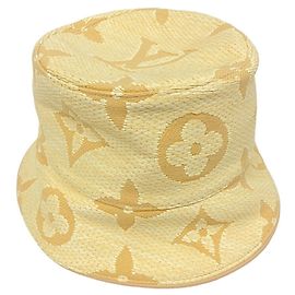 Cappello bucket beige Louis Vuitton Beige