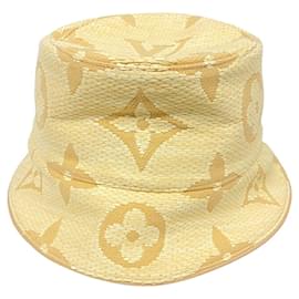 Louis Vuitton-Louis Vuitton Beige Bucket Hat-Beige