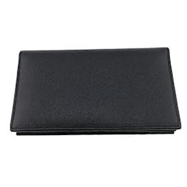 Bulgari-Bvlgari Bvlgari Black Leather Long Wallet-Black