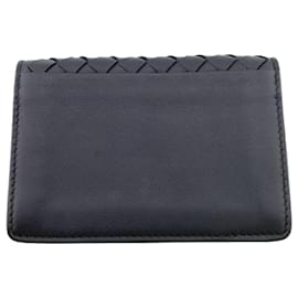 Bottega Veneta-Bottega Veneta Intrecciato Card Case-Black