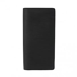 Louis Vuitton-Louis Vuitton Epi Portefeuille Brazza Noir-Black