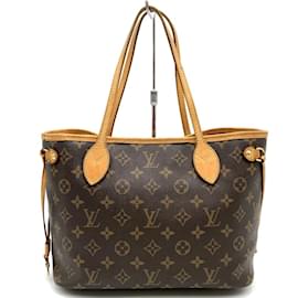 Louis Vuitton-Louis Vuitton Neverfull PM Handbag Tote Bag-Brown