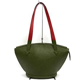 Louis Vuitton-Louis Vuitton Saint Jacques Poigner Long Shoulder Bag-Red