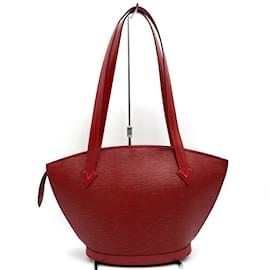 Louis Vuitton-Louis Vuitton Saint Jacques Poigner Long Shoulder Bag-Red