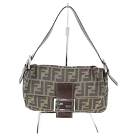 Fendi-Fendi Mamma Bucket Shoulder Bag-Khaki
