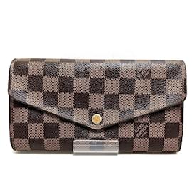 Louis Vuitton-Louis Vuitton Damier Portefeuille Sarah Long Wallet-Brown