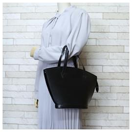 Louis Vuitton-Louis Vuitton Saint Jacques Epi Handbag-Black