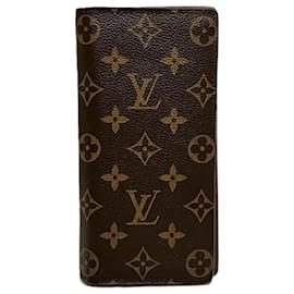 Louis Vuitton-Louis Vuitton Monogram Portefeuille Brazza Long Wallet-Brown