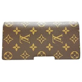 Louis Vuitton-Louis Vuitton Monogram Portefeuille Brazza Long Wallet-Brown