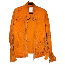 Moncler Flacher Jacket Orange Polyamide Men Orange