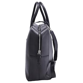 Saint Laurent-Saint Laurent Small Museum Briefcase in Black Grained Leather-Black
