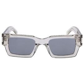 Saint Laurent SL572 Square Sunglasses in Grey Acetate Grey