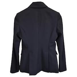 Altuzarra-Altuzarra Fenice Jacket Berry in Navy Blue Virgin Wool-Blue,Navy blue