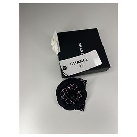 Chanel CAMÉLIA TWEED NOIR&ROSE Noir Rose
