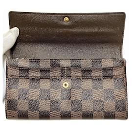 Louis Vuitton-Louis Vuitton Damier Portefeuille Sarah Long Wallet-Brown