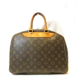 Louis Vuitton-Louis Vuitton Monogram Deauville Handbag-Brown