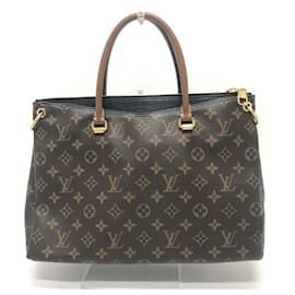 Louis Vuitton-Louis Vuitton Monogram Pallas Shoulder Bag-Brown,Black