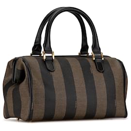 Fendi-Sac Boston Pequin marron Fendi-Marron