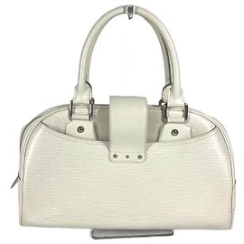 Bolsa Boston Montaigne GM em Epi Louis Vuitton Branco Fora de branco