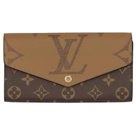 Louis Vuitton-Louis Vuitton Portefeuille Sarah Monogram Giant Long Wallet-Brown,Monogram
