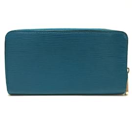 Louis Vuitton-Louis Vuitton Epi Zippy Wallet-Blue,Other