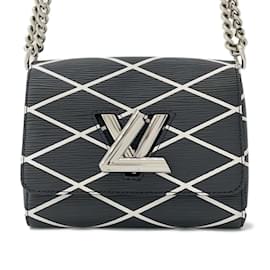 Louis Vuitton-Louis Vuitton Epi Twist PM Chain Shoulder Bag-Black