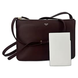Céline-Trio-Dark red,Gold hardware