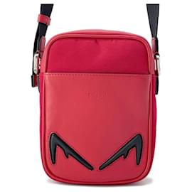Fendi-Fendi Shoulder Bag Monster Small-Red