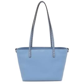 Fendi-Fendi Selleria Roll Small Tote Bag-Blue