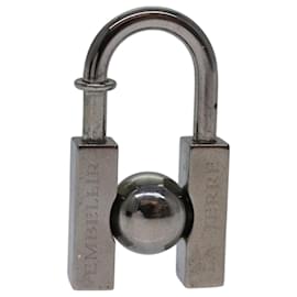 Hermès-HERMES Cadena Charm Metal Silver Auth 86036-Silvery