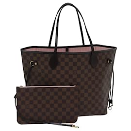 Louis Vuitton-LOUIS VUITTON Damier Ebene Neverfull MM Tote Bag N51105 LV Auth 86990SA-Other