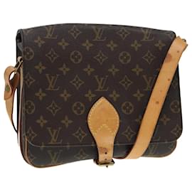Louis Vuitton-LOUIS VUITTON Monogram Cartouchiere GM Shoulder Bag M51252 LV Auth 79125-Monogram