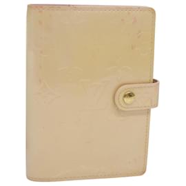 Louis Vuitton-LOUIS VUITTON Vernis Agenda PM Day Planner Cover Pink R21007 LV Auth ki4862-Other