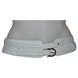 Salvatore Ferragamo cinturón de cuero Blanco