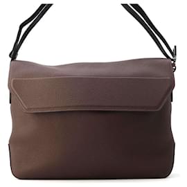 Hermès-Hermes Shoulder Bag City News Ebène-Brown,Black