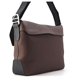 Hermès-Hermes Shoulder Bag City News Ebène-Brown,Black