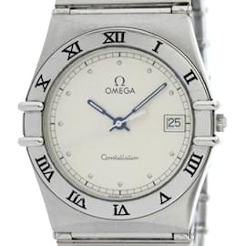 Omega-Omega Constellation Stainless Steel Quartz Wristwatch-Other