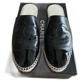 Chanel Mules espadrilles Noir
