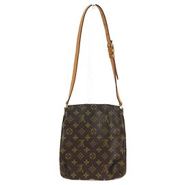Bolso de Hombro Louis Vuitton Monogram Musette Salsa Castaño