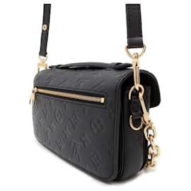 Louis Vuitton-Louis Vuitton Monogram Empreinte Pochette Metis EW Handbag-Black