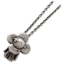 Louis Vuitton-Louis Vuitton Necklace Pendant Vivienne M00831-Silvery