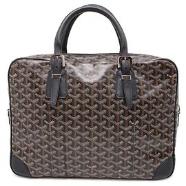 Goyard Herringbone Ambassade MM Tote Bag Schwarz
