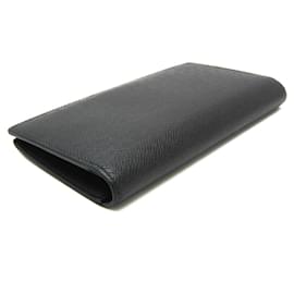 Louis Vuitton-Louis Vuitton Taiga Brazza Wallet-Black