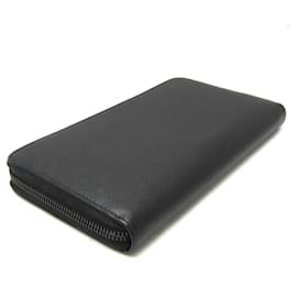 Prada-Prada Saffiano 2ML188 Men's Leather Long Wallet-Black