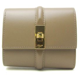 Céline Celine Small Trifold Wallet 16 10F523CQ7 Beige