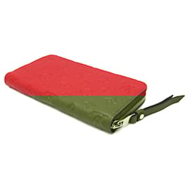 Louis Vuitton-Louis Vuitton Monogram Empreinte Zippy Wallet-Red