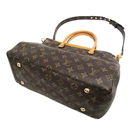 Louis Vuitton-Louis Vuitton Monogram Pallas M40929 Handbag-Brown,Golden